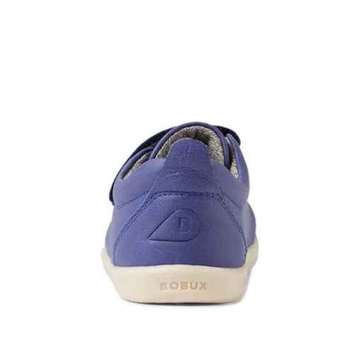 Bobux Iwalk Grass Court Future Dusk Blue/Purple Leather Trainer 640511