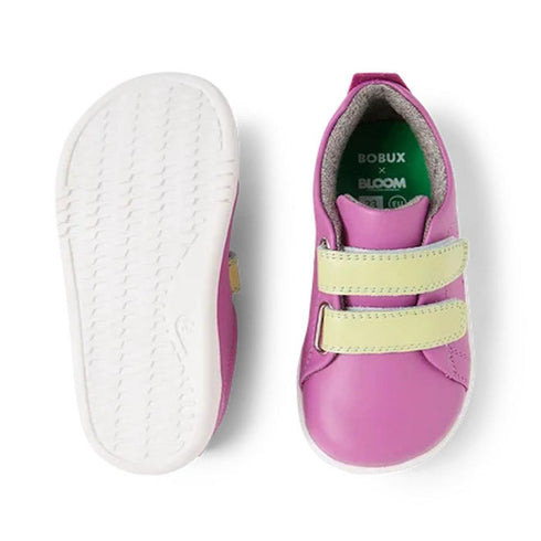 Bobux Iwalk Grass Court Orchid Purple Leather Trainer 640513