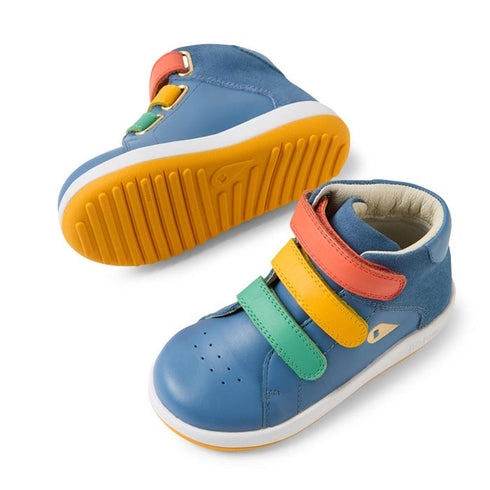 Bobux IW Iwalk Gamepoint Leather Boot Coronet Blue