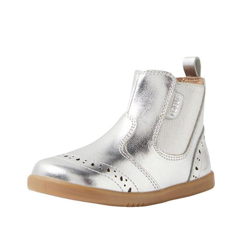 Bobux IW Iwalk Billie Jodhpur Girls Leather Boot Silver