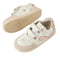 Bobux Toddlers IWalk IW Champ II Sneaker Star Chalk White Rose Gold