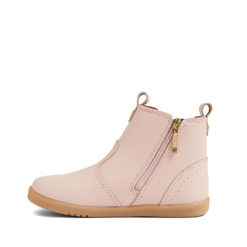 Bobux IW Iwalk Jodhpur Leather Boot Cameo Rose Pink