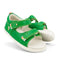 Bobux iwalk IW Rise Open Toed Leather Sandal Emerald Green 639204 Clearance
