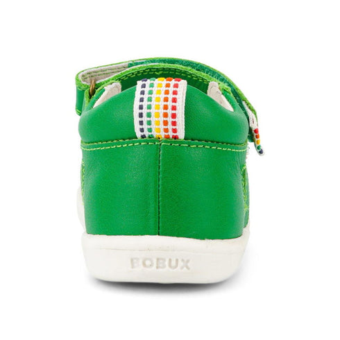 Bobux iwalk IW Rise Open Toed Leather Sandal Emerald Green 639204 Clearance