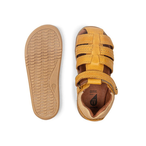 Bobux IWalk Roam Sandal Chartreuse Yellow Closed Toe 626014