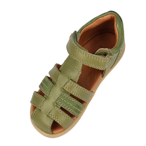 Bobux IWalk Roam Sandal Sea Kelp Green Closed Toe 626028