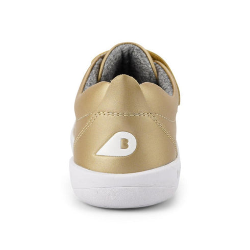 Bobux Kids + Plus Grass Court Gold Velcro Trainers 832453