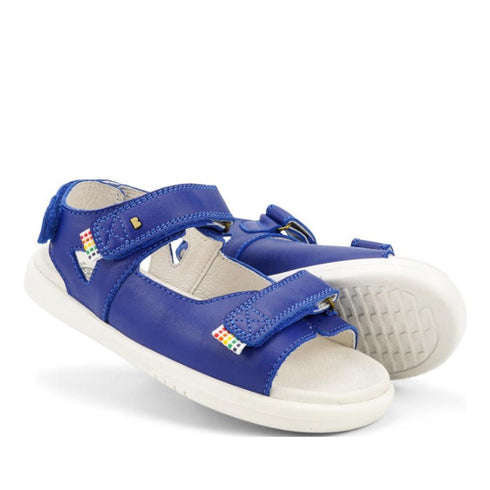 Bobux Kid + Plus Rise Open Toe Sandal Blueberry 839102 Clearance