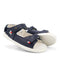 Bobux Kid + Plus Rise Open Toe Sandal Navy 839101 Clearance