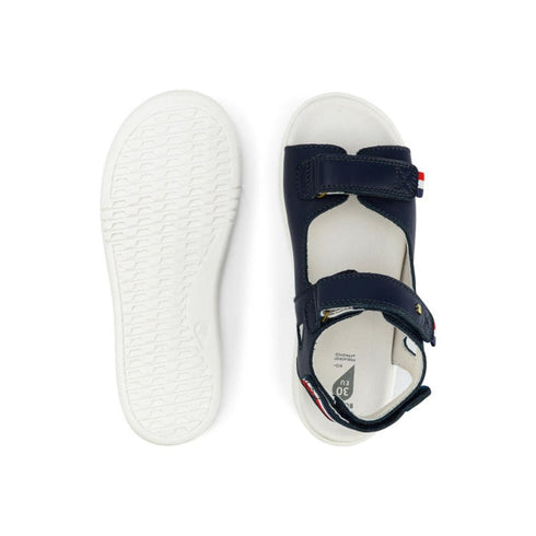 Bobux Kid + Plus Rise Open Toe Sandal Navy 839101 Clearance