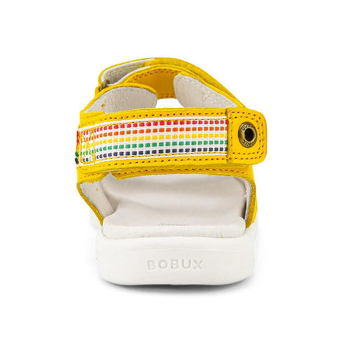 Bobux Kid + Plus Rise Open Toe Sandal Yellow 839103 Clearance