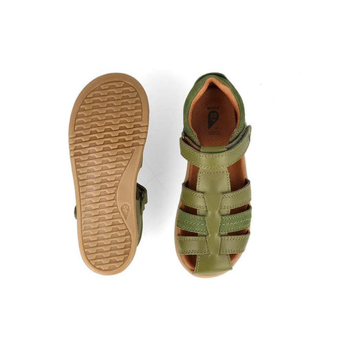 Bobux Kid+ Plus Roam Sea Kelp Green Closed Toe Sandal 830528