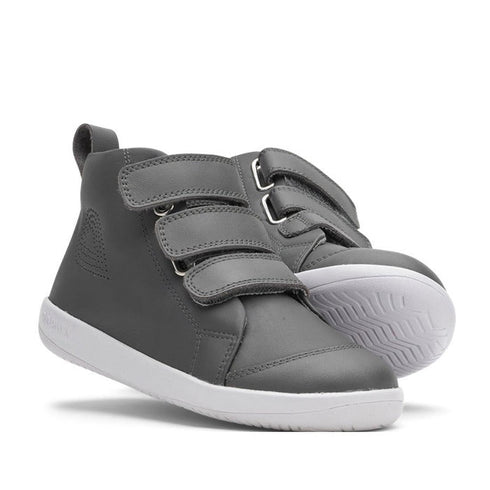 Bobux Kids Plus KP Hi Court Smoke Grey Clearance