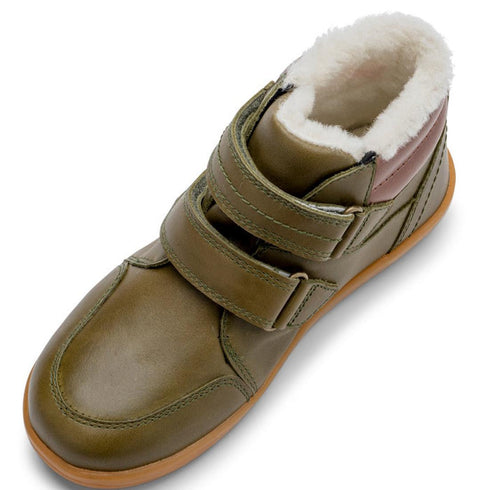Bobux Kid+ Timber Arctic WATERPROOF Boot Olive 836007F