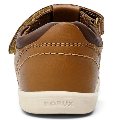 Bobux IWalk Roam Sandal Caramel Toffee Leather Sandal