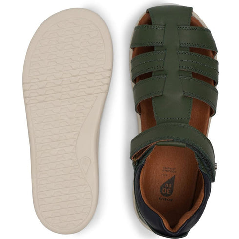 Bobux Kid+ Plus Roam Forest Navy Closed Toe Sandal