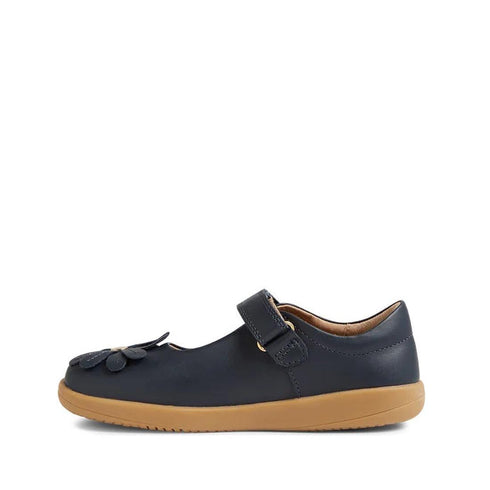 Bobux Kid+ Pixie Girls Mary Jane Leather Navy 850502