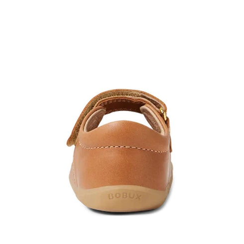Bobux Step Up Mary Jane Lola Caramel Tan 752801