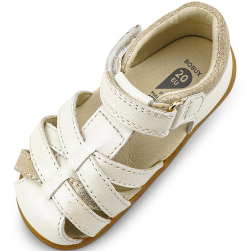 Bobux Step Ups Cross Jump Moon Pearl 731108 Toddler Girls Sandal