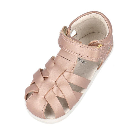 Bobux Step Up Tropicana II Rose Gold Sandal 732318 Quick Dry