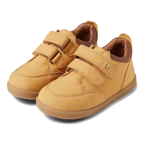 Bobux Iwalk Timber Lo Oat Buff Tan Leather Sneaker 650107