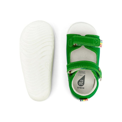Bobux Step Up First Walking Sandal Rise - Emerald Green Clearance