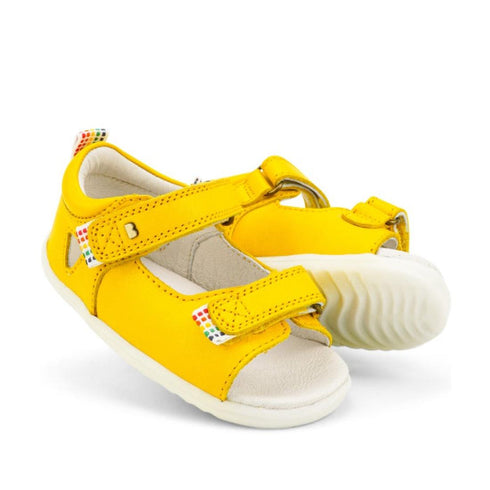 Bobux Step Up First Walking Sandal Rise - Yellow Clearance