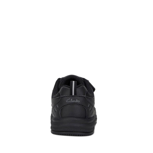 Clarks - Advance uk 10 - 6 on sale Black Velcro School Trainer NOT RETURNABLE Clearance