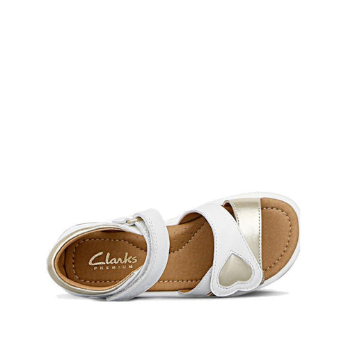 Clarks - Girls Pippa Leather Sandals D Narrow Width