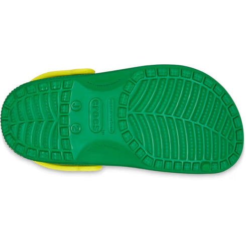 Crocs Kids - Youths Retro Sport Classic Clog K Blue Bolt Green Yellow Sandals