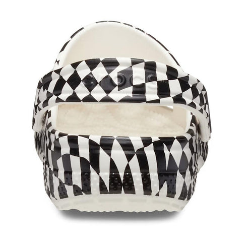 Crocs Kids - Youths Classic Warped Clog K Black and White Sandal