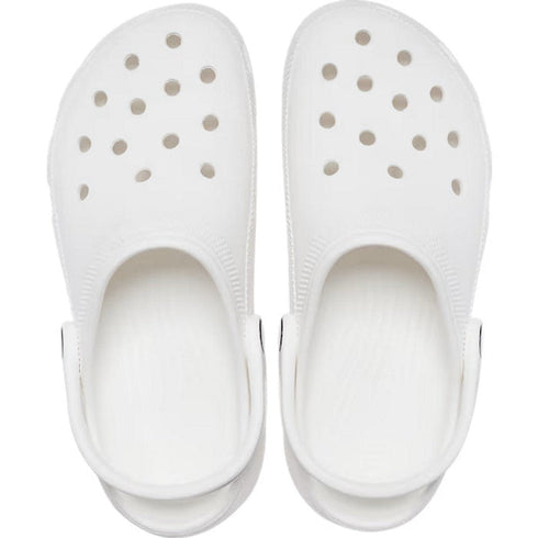 Womens Crocs - Classic PLATFORM Clog Adults White CLEARANCE