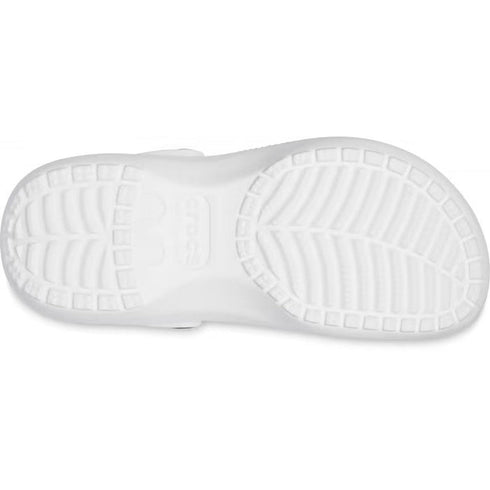 Womens Crocs - Classic PLATFORM Clog Adults White CLEARANCE