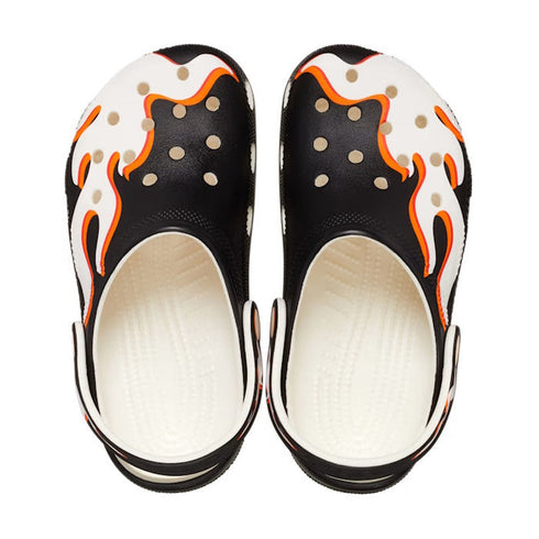Crocs Kids - Youths Classic Clog K Glow Flames Sandals