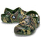 Crocs Kids Toddlers - Classic Clog Camo Army Green- Toddlers Sizes