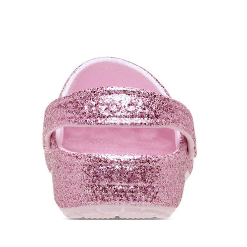 Crocs Toddlers - Pink Milk Classic Chunky Glitter Clog Pink Milk”