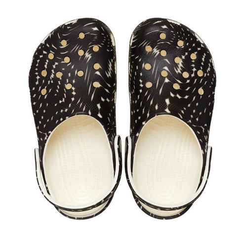 Crocs Kids - Youths Classic Glow Sport Wave Clog K Black Sandal