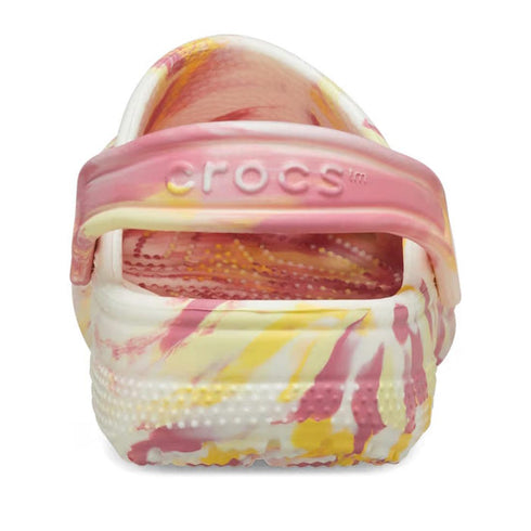 Crocs Kids - Youths Glow Marbled Classic Clog Daylily Pink Multi