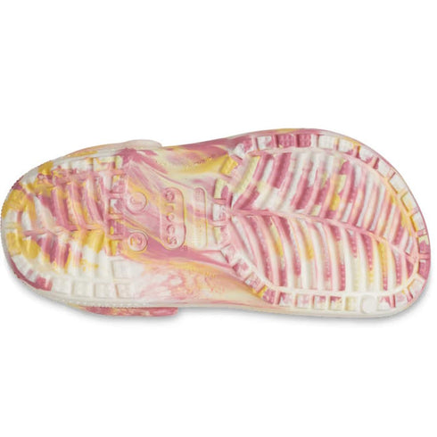 Crocs Kids - Youths Glow Marbled Classic Clog Daylily Pink Multi