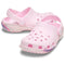 Crocs Kids - Toddlers Classic Star Sparkle Shaker Clog K Ballerina Pink Sandals