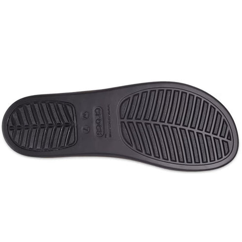 Crocs Brooklyn Animal Print Slide Platform Black