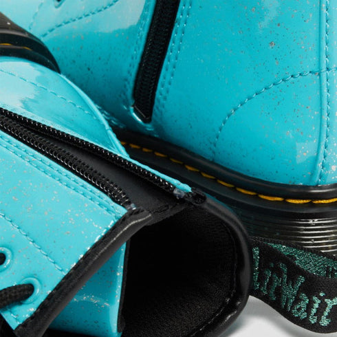 Dr Martens Kids - 1460 Junior Turquiose Glitter Boot LAST ONE Uk11 kids