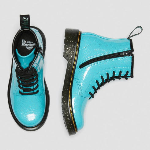 Dr Martens Kids - 1460 Junior Turquiose Glitter Boot LAST ONE Uk11 kids