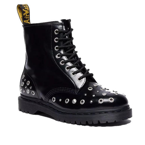 Dr Martens 1460 Hardware HDW Buttero Leather Boot Black