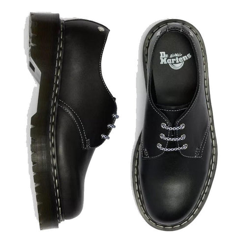 Dr Martens 1461 Bex WDS White Double Stitching Black Sendal Oxford Shoe