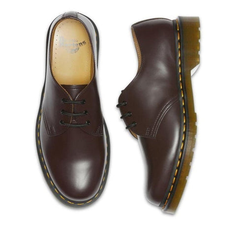 Dr Martens- 1461 Burgundy Red Smooth Leather Oxford Shoe LAST ONE Clearance
