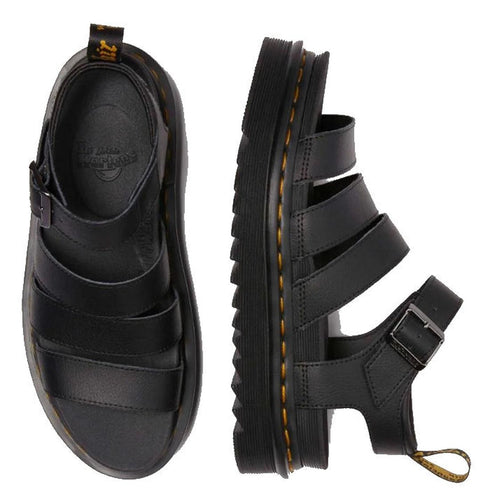 Dr Martens Blaire Black Athena 3 Strap Sandal