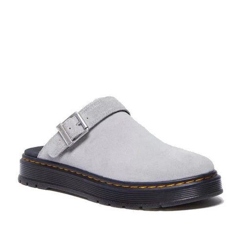 Dr Martens - Brookline Suede Mule Clog Sandal Mist Grey