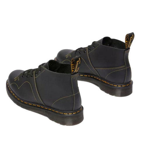 Dr Martens Church Monkey Boot Black Greasy