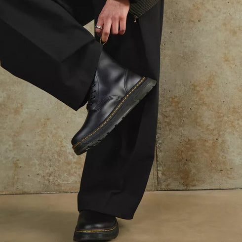 Dr Martens Crewson Classic Leather Everyday Boots Black